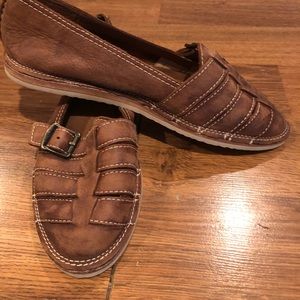 Frye loafers sz 8 tan leather
